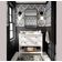 Papel de Parede Autoadesivo Removível em Vinil Motivo Folhas Botânicas Cinza para Quarto, Banheiro, Lavanderia e Armário - S4Sassy 63,5 cm (L) × 152,4 cm (C) / Cinza - Vinil Texturizado