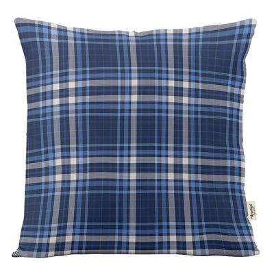 Capas de Almofada Decorativas de Luxo com Estampa Azul - Vargottam 40,64 Cm × 40,64 Cm – Quadrado / Azul