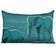 Capa de Almofada Estampada Tema Azul, Capas Decorativas para Almofadas - Vargottam 35,56 Cm × 60,96 Cm – Retangular / Azul