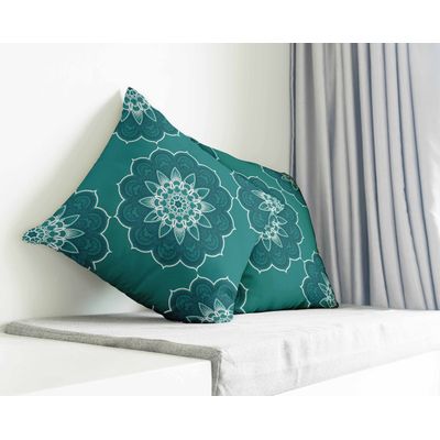 Capas de Almofada Decorativas Estampadas Tema Azul - Vargottam 30,48 Cm × 60,96 Cm – Retangular / Azul