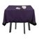 Toalha de Mesa com Babado para Cozinha e Sala de Jantar, Capa Redonda Decorativa, Algodão Lisa, Roxa - Vargottam 137,16 Cm × 274,32 Cm – Retangular / Roxo