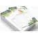 Pacote com 50, Coleção Chá de Bebê Menina, Jogo ABC, Jogos Divertidos, Atividades, Decorações, Itens Tema Dinossauro - Inkdotpot 12,7 Cm × 17,78 Cm / Branco