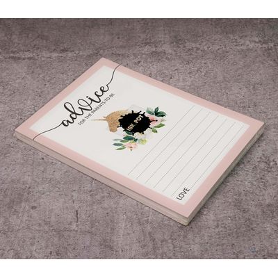 Cartões de Dicas para Chá de Bebê, Jogos e Atividades Divertidas, Tema Unicórnio Menina, para Nova Mamãe e Papai, Pacote com 50 - Inkdotpot 12,7 Cm × 17,78 Cm / Branco