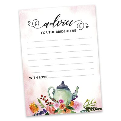 Coleção Floral para Despedida de Solteira e Chá de Noiva Cartas do Jogo Polish Or Porn Pacote com 50 Unidades - Inkdotpot 12,7 Cm × 17,78 Cm / Branco - Esmalte ou Filme