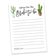 50 Cartões Quadrados em Branco para Jogo Cactus Taco'bout Love para Chá de Noiva e Despedida de Solteira - Inkdotpot 12,7 Cm × 17,78 Cm / Branco - Bingo da Noiva