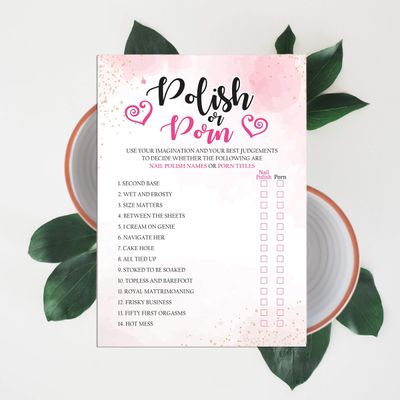50 Cartões de Jogo Quadrados em Branco com Respingo em Aquarela para Chá de Noiva, Casamento e Despedida de Solteira - Inkdotpot 12,7 Cm × 17,78 Cm / Branco - Esmalte ou Filme
