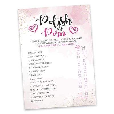 50 Cartões de Jogo Quadrados em Branco com Respingo em Aquarela para Chá de Noiva, Casamento e Despedida de Solteira - Inkdotpot 12,7 Cm × 17,78 Cm / Branco - Esmalte ou Filme