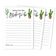 50 Cartões Quadrados em Branco para Jogo Cactus Taco'bout Love para Chá de Noiva e Despedida de Solteira - Inkdotpot 12,7 Cm × 17,78 Cm / Branco - Jogo de Palavras da Noiva