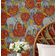 Papel de Parede com Elefante e Rosa, Estilo Asiático, Vinil Autoadesivo Decorativo, Fácil Instalação para Quarto e Sala - S4Sassy 63,5 cm (L) × 152,4 cm (C) / Vermelho - Vinil Texturizado