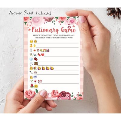 50 Cartões Florais para Chá de Noiva e Despedida de Solteira, em Lote, Quadrados em Branco, Preenchíveis, Ideias de Presente - Inkdotpot 12,7 Cm × 17,78 Cm / Branco - Conjunto de Jogos