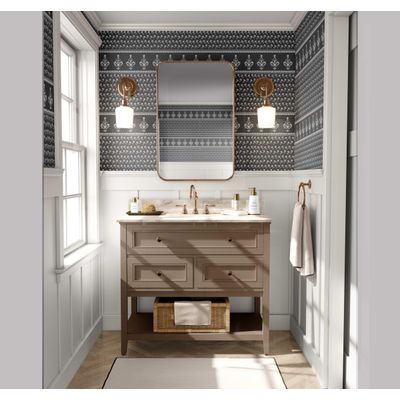 Papel de Parede Floral Listrado Dabu - Estilo Asiático, Autoadesivo, Revestimento, DIY Fácil para Quarto e Sala - Cinza - S4Sassy 63,5 cm (L) × 914,4 cm (C) / Cinza - Vinil Texturizado