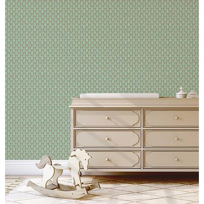 Papel de Parede com Borboletas Verdes, Autoadesivo - Decoração DIY Fácil para Quarto Infantil e Sala de Brinquedos - S4Sassy 63,5 cm (L) × 152,4 cm (C) / Verde - Vinil Liso