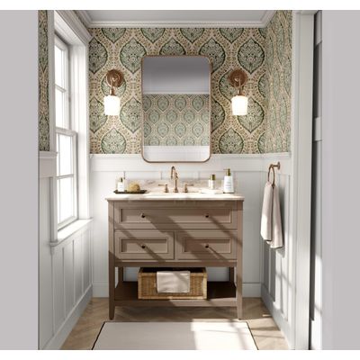 Papel de Parede Floral Estilo Asiático, Vinil Autoadesivo Decorativo, Instalação DIY Fácil para Quarto, Sala e Ambientes - Verde - S4Sassy 63,5 cm (L) × 152,4 cm (C) / Verde - Vinil Texturizado