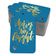 Etiquetas de Papel para Lembrancinhas de Natal 'Merry and Bright' com Foil para Pendurar - Inkdotpot 100 Etiquetas Metalizadas / Azul - Prata