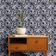 Papel de Parede Folha Tropical com Manchas de Onça, Vinil Autoadesivo Removível para Quarto e Sala - Azul - S4Sassy 63,5 cm (L) × 304,8 cm (C) / Azul - Vinil Liso
