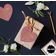 Etiquetas de Papel para Lembrancinhas de Casamento 'Hugs & Kisses' com Foil - Inkdotpot 50 Etiquetas Metalizadas / Rosa - Ouro Rosé