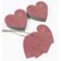 Etiquetas de Papel para Lembrancinhas de Casamento 'Hugs & Kisses' com Foil - Inkdotpot 50 Etiquetas Metalizadas / Rosa - Ouro Rosé