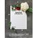 Conjunto de 50 Cartões de Atividade para Jogo de Conselhos e Desejos para Chá de Noiva, Folhagem Floral - Inkdotpot 12,7 Cm × 17,78 Cm / Branco - Quiz da Noiva