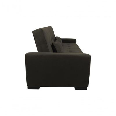Sofá Cama Lavínia 3 Lugares Suede Capuccino Matrix