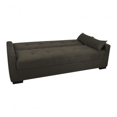 Sofá Cama Lavínia 3 Lugares Suede Capuccino Matrix