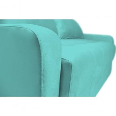 Sofá Cama Para Sala De Estar Amora New Veludo Matrix - Verd Verde Agua