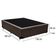 Cama Box Baú Casal Sintético Mega Cama Marrom 138x188x45cm