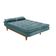 Sofá Cama Dubai Suede Espuma Especial D33 Cor:azul Turquesa 362