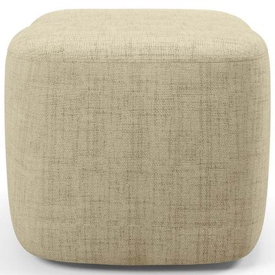 Puff Decorativo Orgânico Para Sala Quarto Saori W01 Linho Bege - Lyam Decor