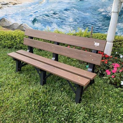 Banco Para Jardim Em Madeira Plástica Inbrasil 1,50mt