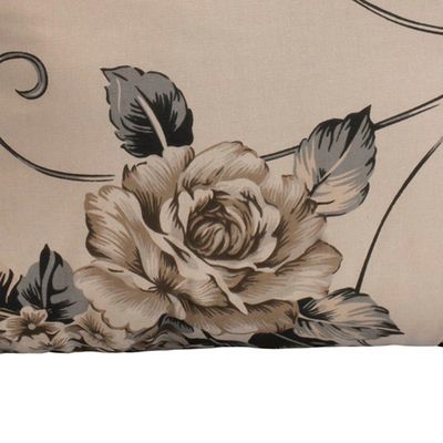 Almofada Decorativa Com Refil 2 Peças 200 Fios 100% Algodão - Estampa Samara Caqui