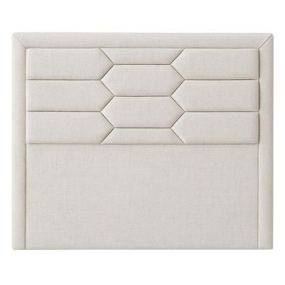 Cabeceira Casal King Cama Box 195 Cm Roma Linho Cru - Nexta Casa