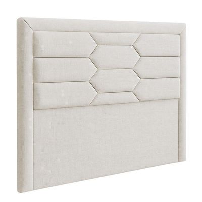 Cabeceira Casal King Cama Box 195 Cm Roma Linho Cru - Nexta Casa