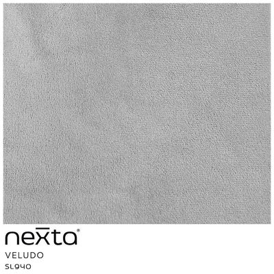 Cabeceira Cama Box Casal 140 Cm Roma Veludo Cinza - Nexta Casa