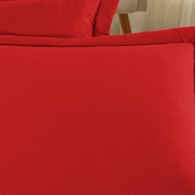 Porta Travesseiro Matelado Nobre 1 Peça Malha 100% Algodão - Vermelho