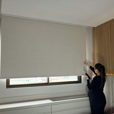 Persiana Rolo Blackout Creme Napolis - 1,33m X 1,95m Creme