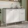 Balcão De Cozinha Gabinete Pia 105cm 3 Portas 1 Gaveta Siena Multimóveis Mp2190 Branco Branco