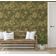 Papel de Parede Floral Vintage Verde, Vinil Autoadesivo, Aplicação DIY Fácil para Quarto Estilo Fazenda, Sala e Armário - S4Sassy 63,5 cm (L) × 152,4 cm (C) / Verde - Vinil Liso
