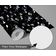 Papel de Parede Autocolante Vinílico Impermeável, Estampa Floral, Preto, Removível, Ideal para Inquilinos, Quarto/Sala/Jantar - S4sassy 63,5 cm (L) × 914,4 cm (C) / Preto - Vinil Liso