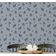 Papel de Parede Autoadesivo, Estampa Folhas Pontilhadas e Flores, Vinil Impermeável Cinza, Removível, para Quarto e Sala - S4sassy 63,5 cm (L) × 304,8 cm (C) / Cinza - Vinil Texturizado