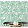 Papel Contact Vinílico Autoadesivo Impermeável Verde Contemporâneo Removível, Estampa Floral Line Art, para Paredes e Móveis - S4sassy 63,5 cm (L) × 304,8 cm (C) / Verde - Vinil Texturizado