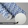 Papel-Contato Autoadesivo Impermeável com Flechas Intertravadas Azul Removível para Quarto e Sala de Jantar para Inquilinos - S4sassy 63,5 cm (L) × 914,4 cm (C) / Azul - Vinil Texturizado