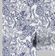 Papel de Parede Autoadesivo Jardim Floral Removível Azul, Mural Instantâneo para Quarto, Banheiro, Lavanderia, Interior de Closet - S4Sassy 63,5 cm (L) × 914,4 cm (C) / Azul - Vinil Texturizado