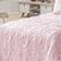 Cobre Leito Melody King Bordado Dupla Face 5 Peças Hipercal 180 Fios 100% Poliéster - Rosé