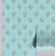 Papel de Parede Autoadesivo Removível Buta Paisley - Estilo Asiático para Banheiro, Lavanderia, Armário, Vinil Azul - S4Sassy 63,5 cm (L) × 304,8 cm (C) / Azul - Vinil Liso