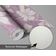 Papel Contact Vinílico Autoadesivo Removível e Impermeável, Estampa Lily Bloom para Paredes, Armários e Cômoda Roxo - S4sassy 63,5 cm (L) × 152,4 cm (C) / Roxo - Vinil Texturizado