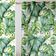 Cortinas Extra Longas Estampa Folhas Tropicais Verdes para Janelas/Portas de Altura Dupla, 2 Painéis, Ilhós, Georgette Filtrante - Vargottam 132,08 Cm (L) × 274,32 Cm (C) / Verde