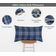 Capas de Almofada Decorativas de Luxo com Estampa Azul - Vargottam 30,48 Cm × 60,96 Cm – Retangular / Azul