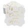 Etiquetas Penduradas para Lembrancinha em Formato de Colchete com Texto 'Merry Christmas & Happy' em Foil - Inkdotpot 100 Etiquetas Metalizadas / Branco - Dourado