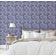 Papel de Parede Vinil Autoadesivo Removível, Estampa Tropical Trepadeira Floral Roxo, Renovação Rápida para Banheiro e Lavanderia - S4Sassy 63,5 cm (L) × 152,4 cm (C) / Roxo - Vinil Liso