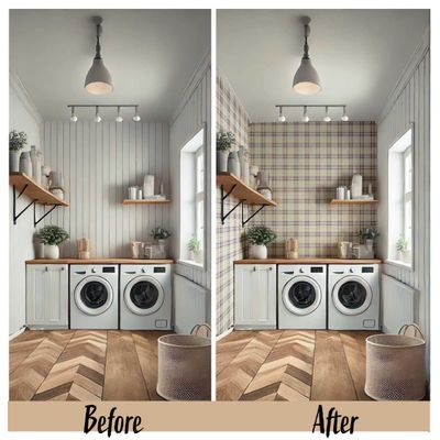 Papel de Parede Xadrez Clássico Verde, Vinil Autoadesivo, Revestimento Decorativo Fácil de Aplicar para Quarto, Sala e Ambientes - S4Sassy 63,5 cm (L) × 304,8 cm (C) / Verde - Vinil Liso